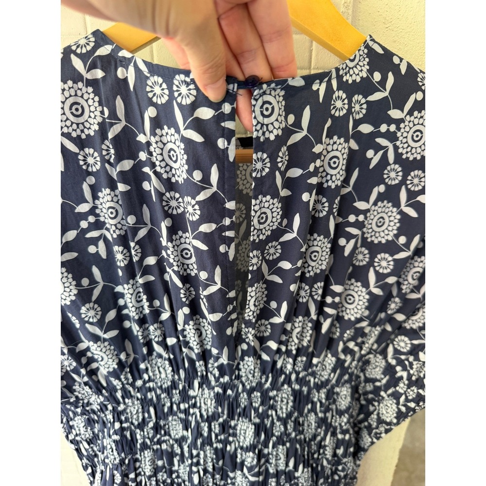 Hyacinth House Tuckernuck Keeley Smocked Cotton Floral Maxi Dress Womens M Med - Picture 6 of 10